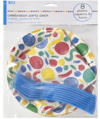 8- Piece Everyday Party Pack Party Favor