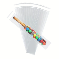 Pretzel Rod Cellophane Bags - 200ct - Bulk