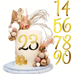 Number Design Cake Topper