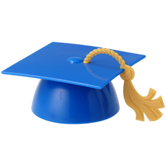 Blue Grad Cap With Tassel