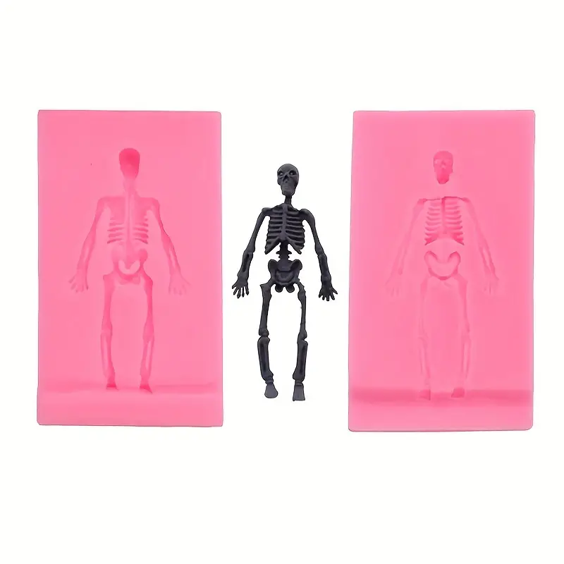 3D Skeleton Skull Chocolate Mold | Cake Craft Shoppe, LLC