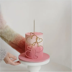 Heart Wedding Cake Topper