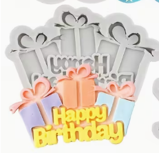 Happy Birthday Silicone Molds