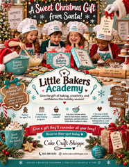 Little Bakers Academy - February through May - 1 weekend a month