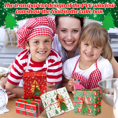 Christmas Cookie Boxes 5"x5"x3" - 120ct - Bulk