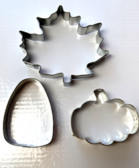 Fall Cookie Cutter Set - 3ct