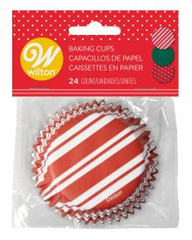 WILTON CHRISTMAS HOLIDAY CUPCAKE LINERS, 24-CT