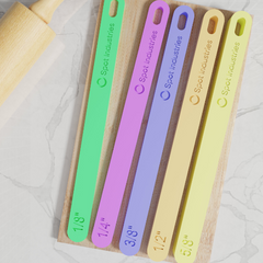 Dough Stick Pairs 9in Long. Get The Perfect Height Every Time With Our Eco-Friendly Dough Stick Set