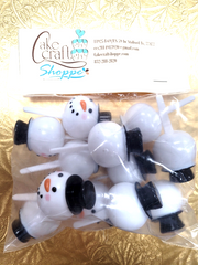 Snowman Head Pics - 12ct