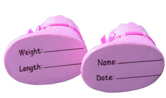 Baby Booties - Pink - Set of 2