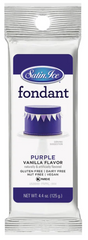 Satin Ice Purple Vanilla Fondant - 4.4oz