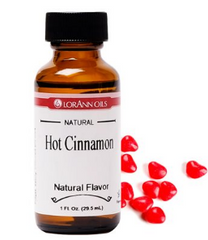 Cinnamon Flavor (Hot), Natural 1 oz. - 6 ct - Bulk