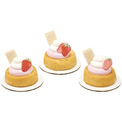 Strawberries Sugar Decorations - 162ct - Bulk