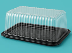 Plastic - 1/4 Sheet Cake Dome - 6ct or 12ct