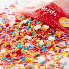 Wilton Rainbow Sprinkles Mix, 10 oz.
