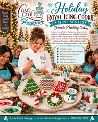 Mini-Series:  Holiday Cookie Class Royal Icing - December 10th or 17th - 6:30 to 9:00 pm