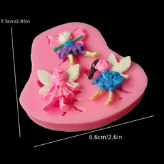 1pc, 3D Flower Elf Fondant/Chocolate Mold