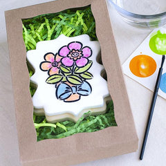 SPRING FLOWER POT PYO STENCIL