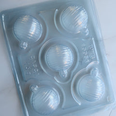 CHRISTMAS ORNAMENT (3 PART) CHOCOLATE MOLD