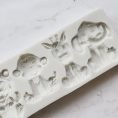 LARGE SAFARI ANIMALS MOLD