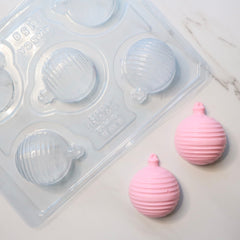 CHRISTMAS ORNAMENT (3 PART) CHOCOLATE MOLD