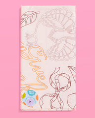 Give Thanks Paper Tablecloth - coloring tablecloth