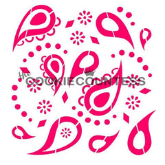 PAISLEY PATTERN STENCIL