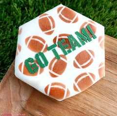 FLYING FOOTBALLS STENCIL