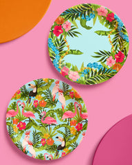 Tropical Bundle - banner, plates, napkins, + confetti