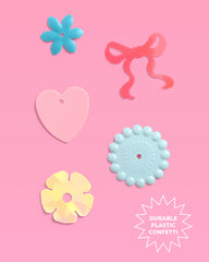 Tea Party Confetti - 200 pc pastel confetti set
