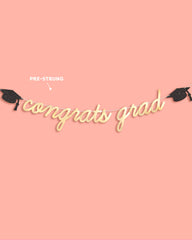 Congrats Grad Banner - two piece banner