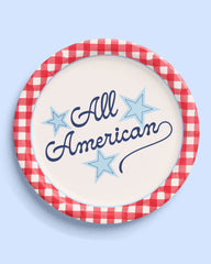 All American Plates - 24 paper plates