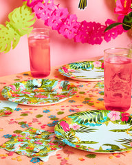 Tropical Bundle - banner, plates, napkins, + confetti