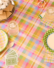 Summer Camp Trio - plates, napkins + tablecloth