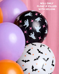 Halloween Latex Balloons - 24 spooky balloons