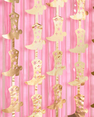 Gold Rush Curtain - gold foil curtain