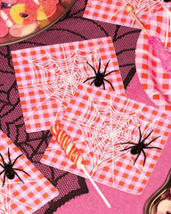 Pink Halloween Napkins - 25 cocktail napkins