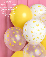 Lemon Balloons - 24 latex balloons
