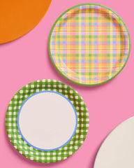 Summer Camp Trio - plates, napkins + tablecloth