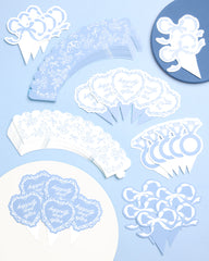 Happily Ever After Toppers - 24 wrappers + toppers