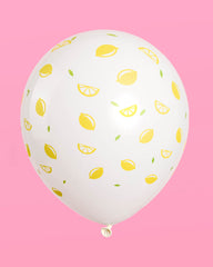 Lemon Balloons - 24 latex balloons