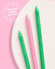 Emerald City Candles - 10 glitter candles