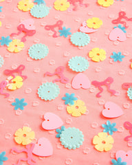 Tea Party Confetti - 200 pc pastel confetti set