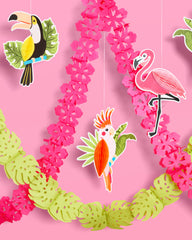 Tropical Bundle - banner, plates, napkins, + confetti