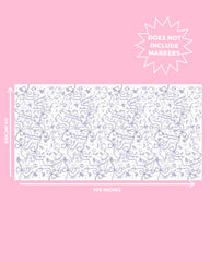 Sweet Dreams Tablecloth - paper coloring tablecloth