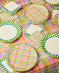Summer Camp Trio - plates, napkins + tablecloth