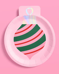 Ornament Plates - 24 paper plates