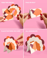 Turkey Time Place Cards - set of 12