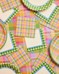 Summer Camp Trio - plates, napkins + tablecloth