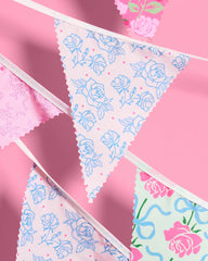 Tea Party Bunting Banner - pastel garland